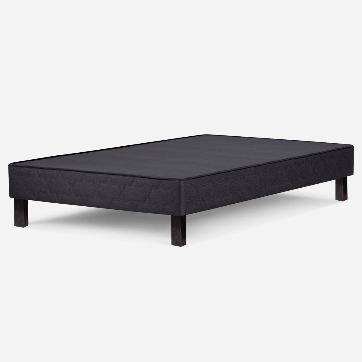 ROSEN - Set Base Cama Grafito 1 Plaza Rosen