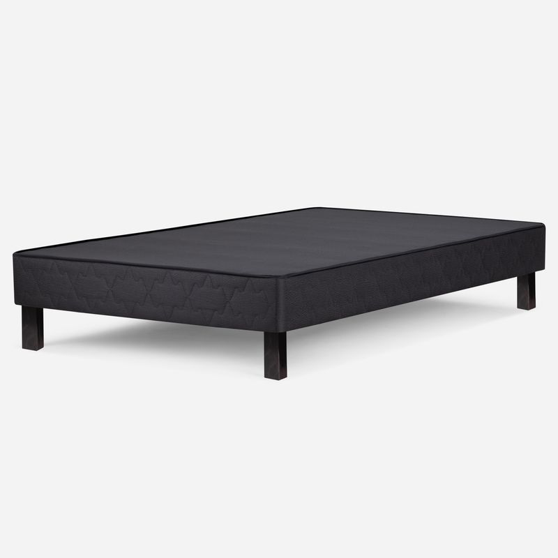 ROSEN - Set Base Cama Grafito 1 Plaza Rosen