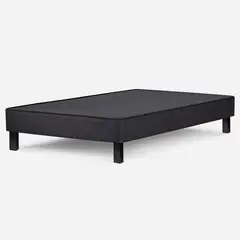 ROSEN - Set Base Cama Grafito 1 Plaza