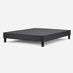 ROSEN - Set Base Cama Grafito 1.5 Plaza