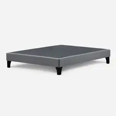 ROSEN - Set Base Cama Gris 2 Plazas Bn