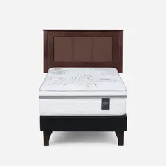 ROSEN - Cama Europea Art 4 1.5 Plazas + Respaldo