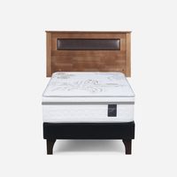 Cama Europea Art 4 1.5 Plazas + Respaldo