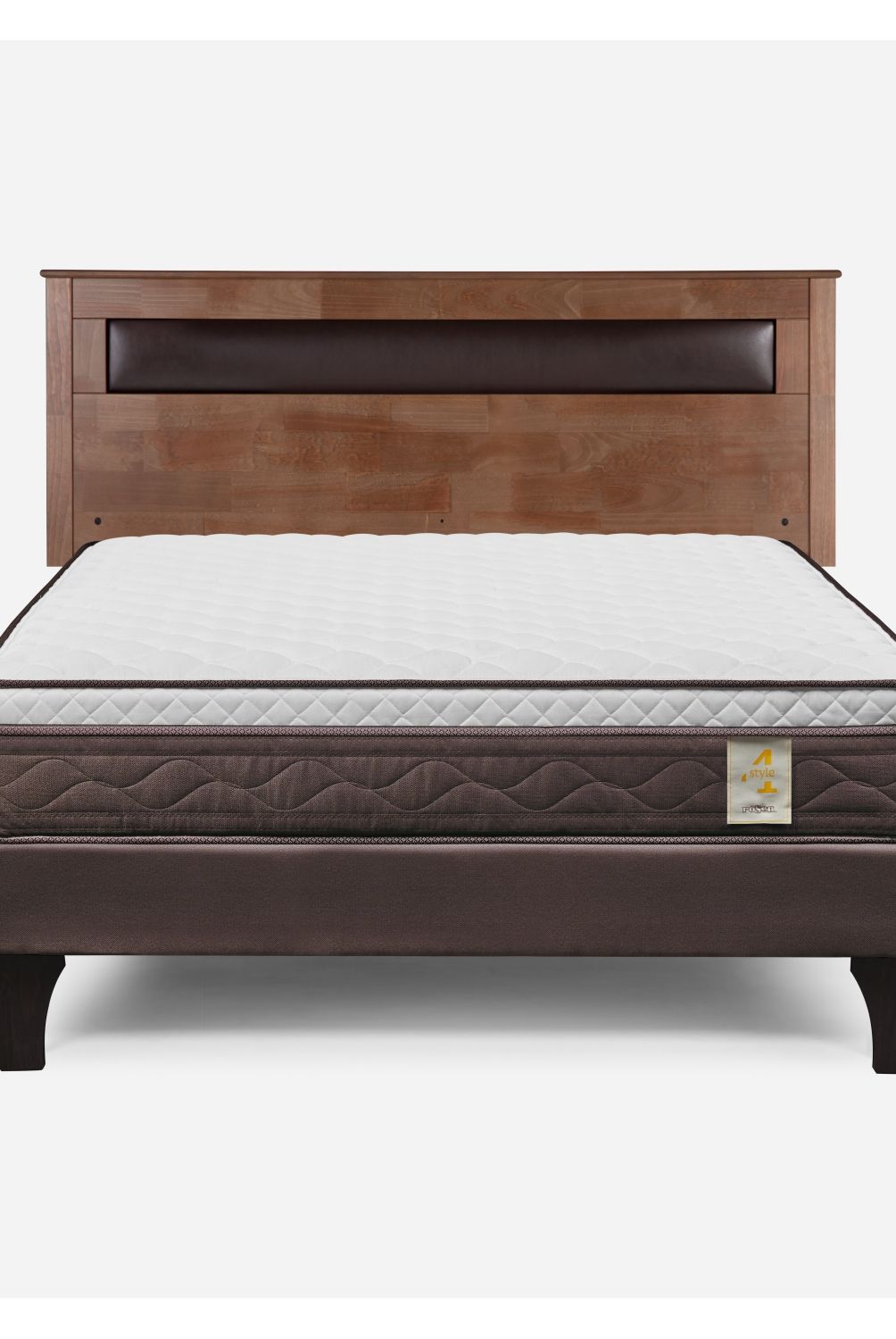 ROSEN - Cama Europea New Style 4 P 2 Plazas + Respaldo Rosen