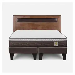 ROSEN - Cama Europea New Style 4 P King + Respaldo