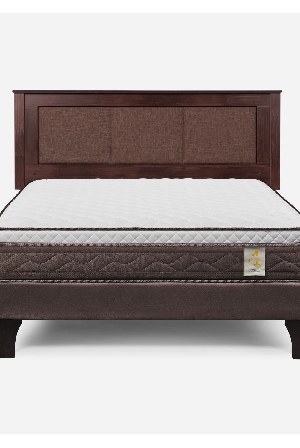 ROSEN - Cama Europea New Style 4 P 2 Plazas + Respaldo Rosen