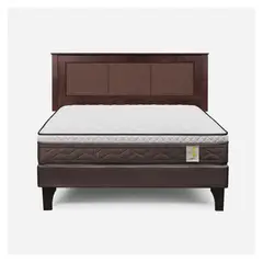 ROSEN - Cama Europea New Style 4 P 2 Plazas + Respaldo