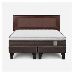 ROSEN - Cama Europea New Style 4 P King + Respaldo