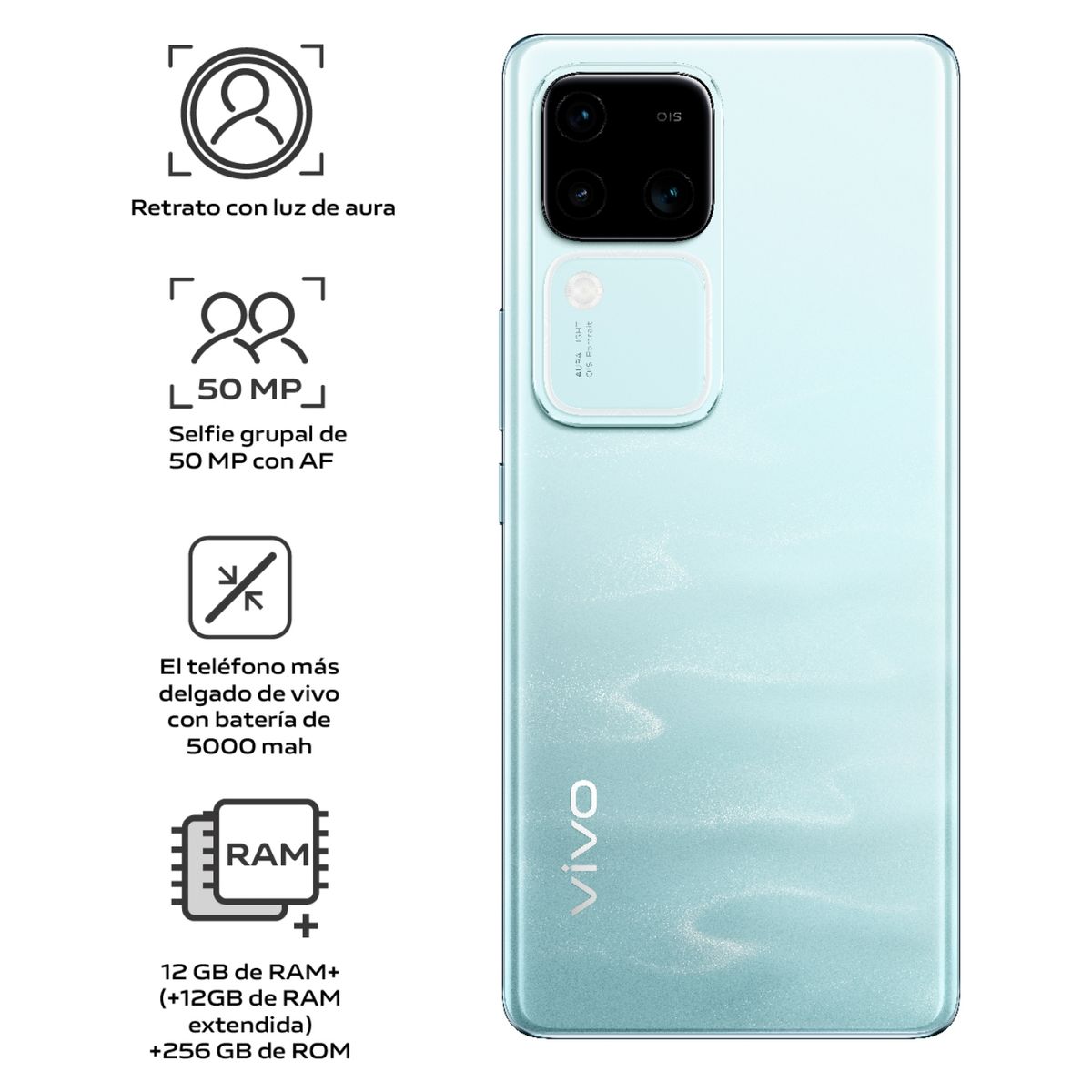 VIVO - Celular Smartphone VIVO V30 5G 512GB