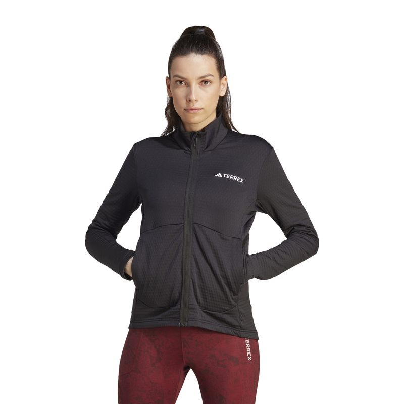 ADIDAS - Polerón Con Cierre Outdoor  Mujer Adidas