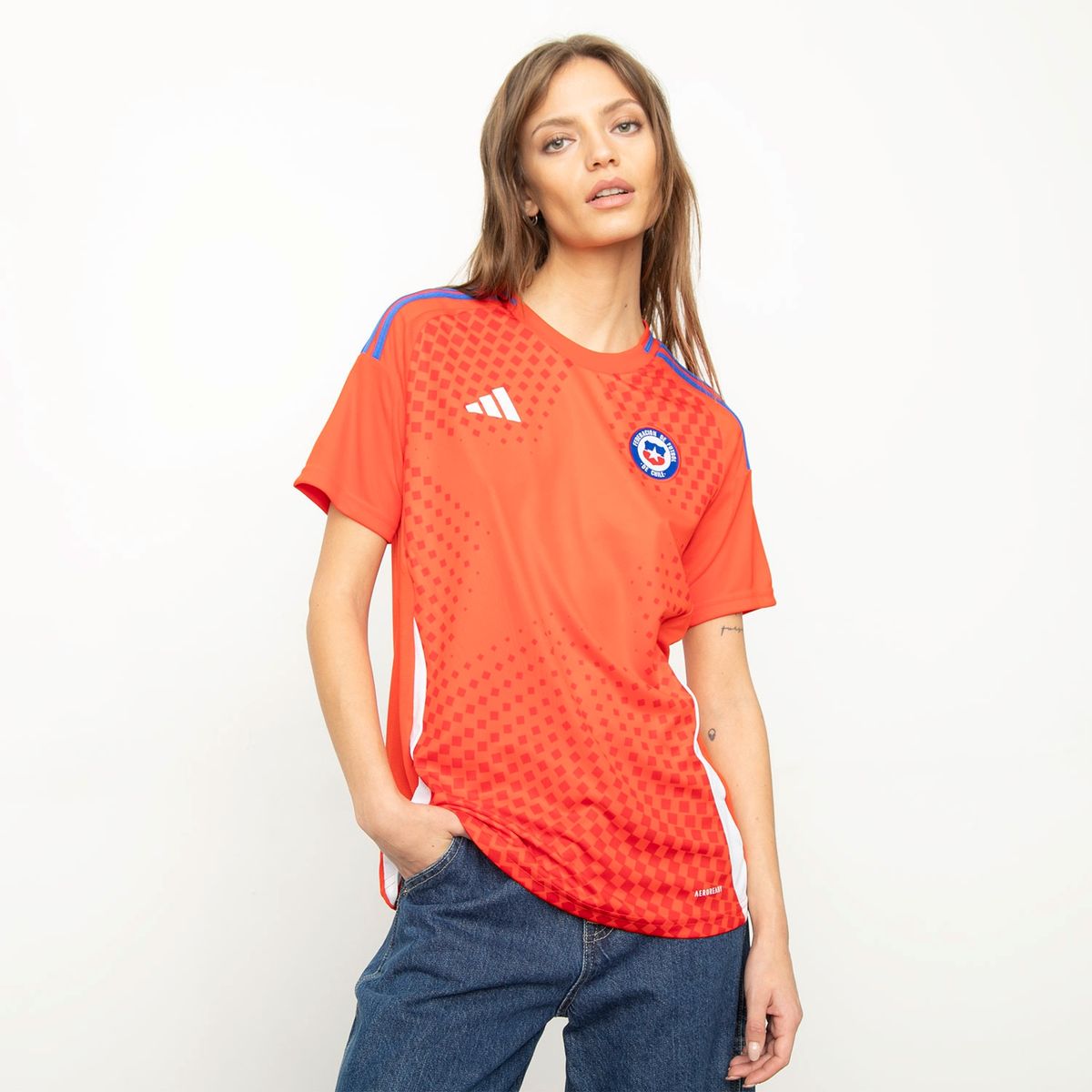 ADIDAS - Camiseta Deportiva Selección Chilena Mujer Adidas