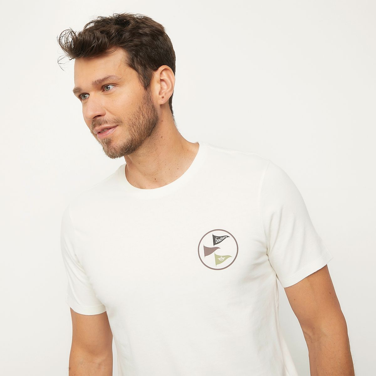 DOCKERS - Polera Hombre Manga Corta Algodón Dockers