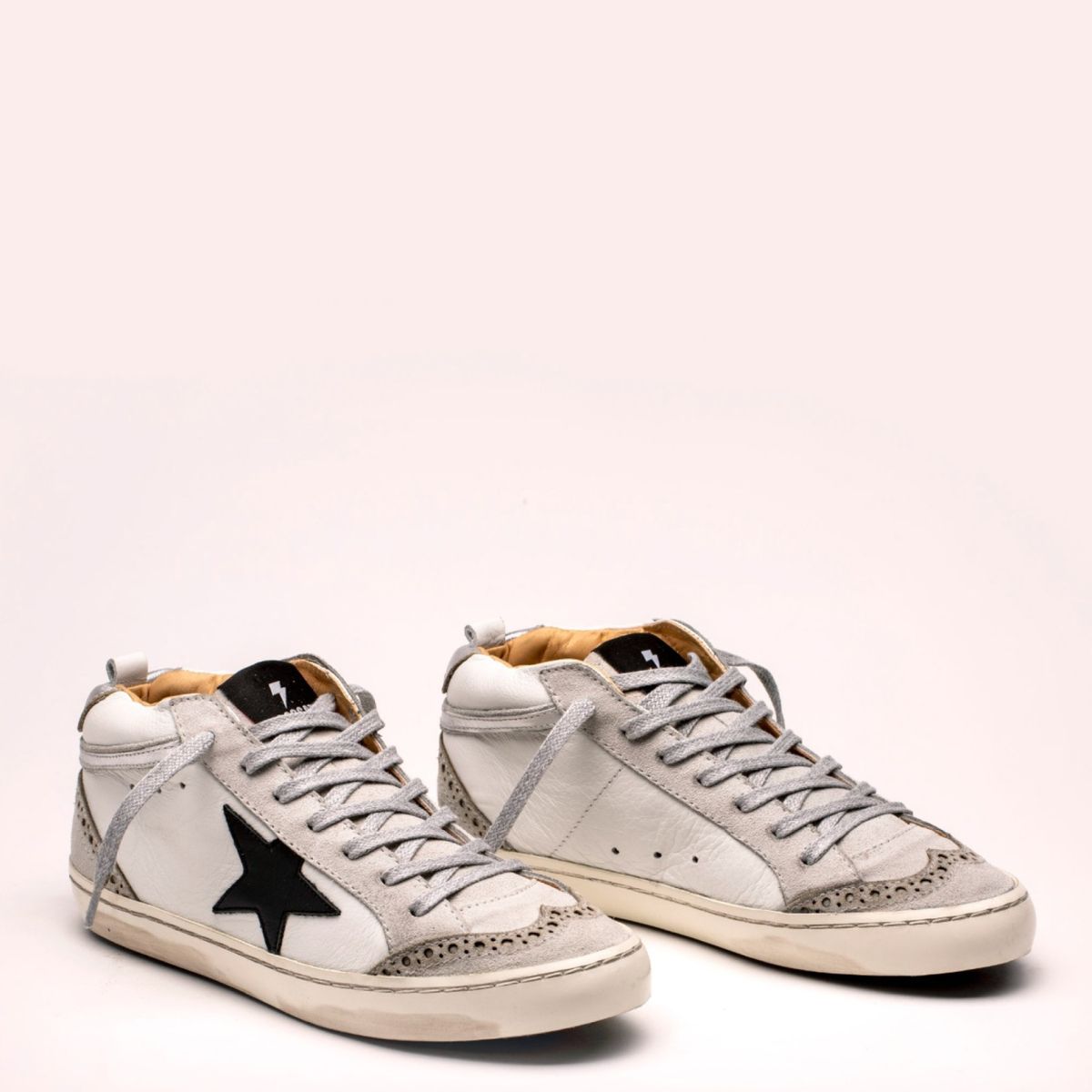 ROSSATI - Zapatilla Urbana Mujer Cuero Blanco Rossati