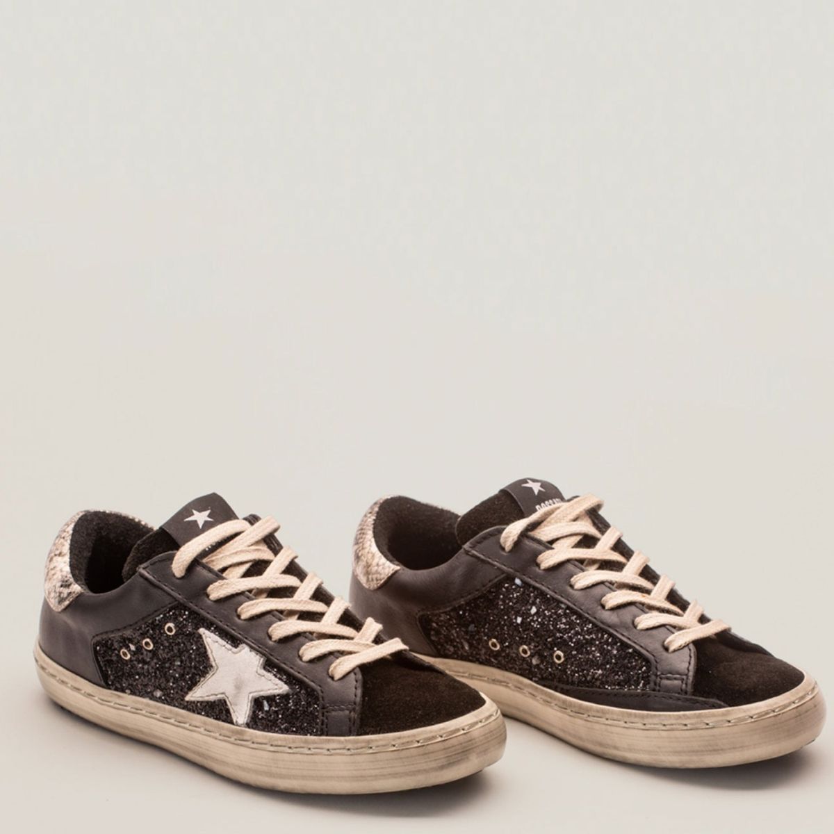 ROSSATI - Zapatilla Urbana Mujer Cuero Gris Rossati