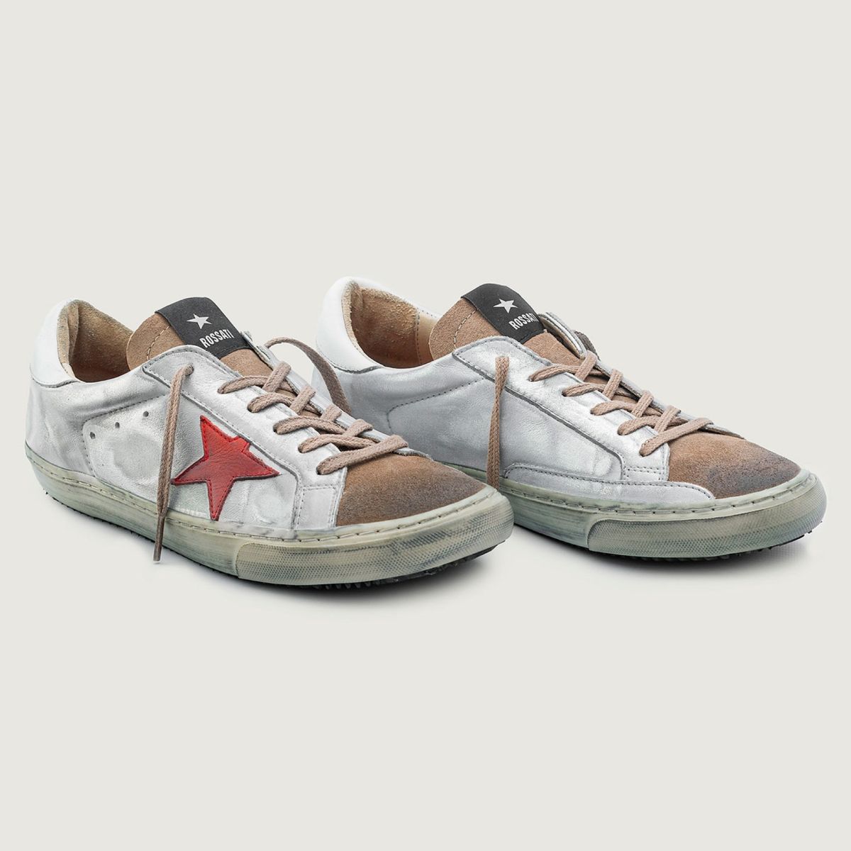 ROSSATI - Zapatilla Urbana Mujer Cuero Blanco Rossati