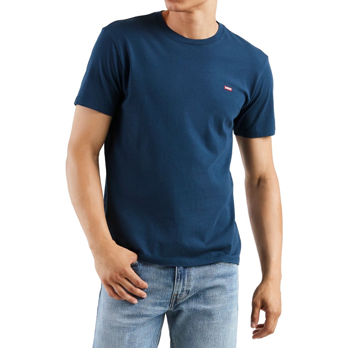LEVIS - Polera Hombre Manga Corta Azul Levis