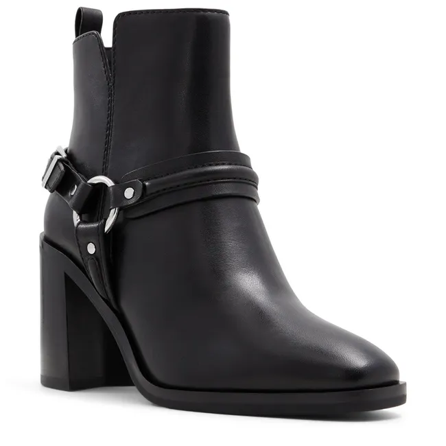 ALDO - Catasetum Botín Biker Mujer Cuero Negro Aldo