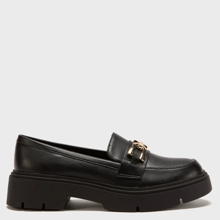 Mocasín Mujer Negro