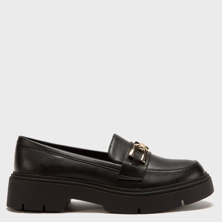 Mocasín Mujer Negro