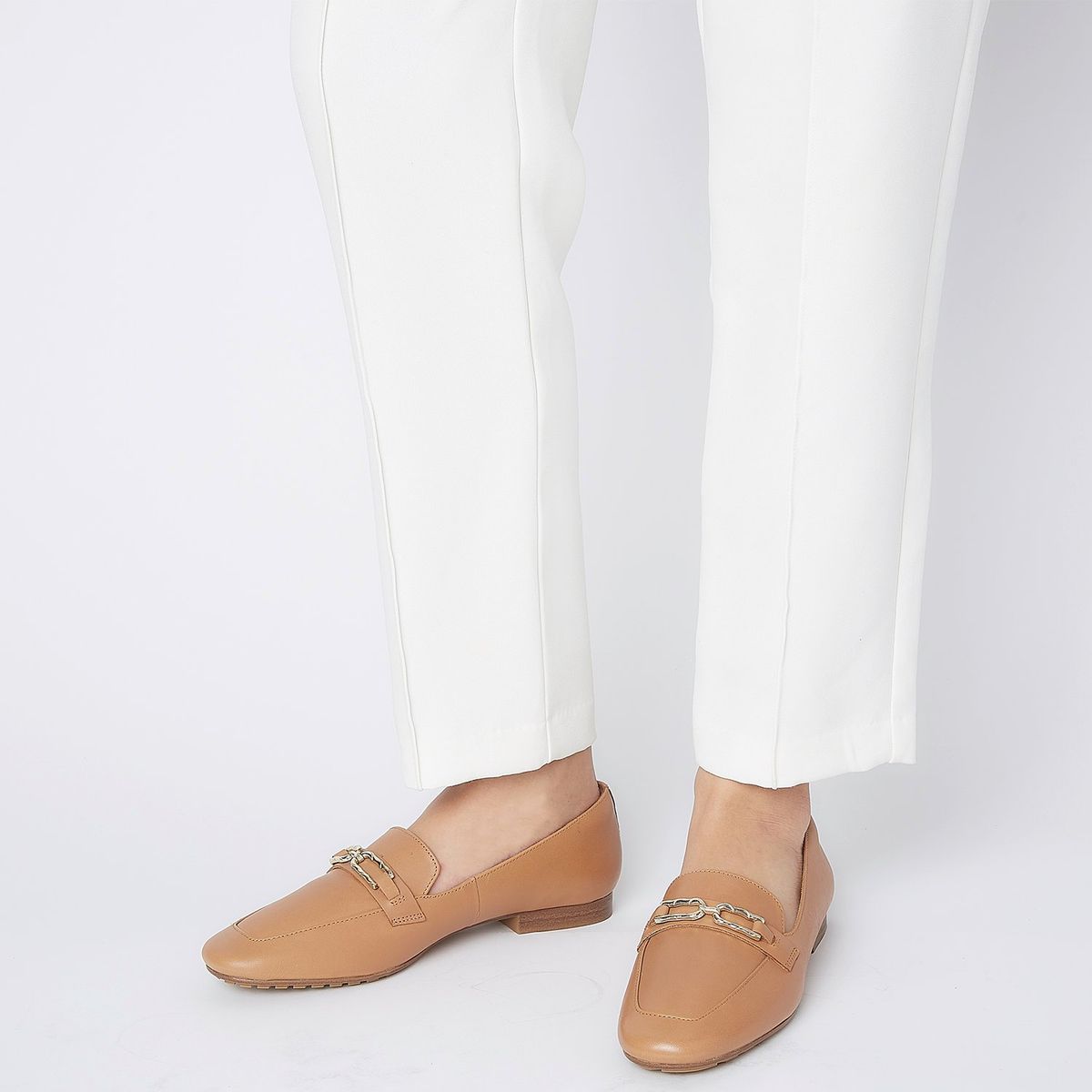 ALDO - Cadoder-In Cadoder Mocasín Mujer Cuero Beige Aldo