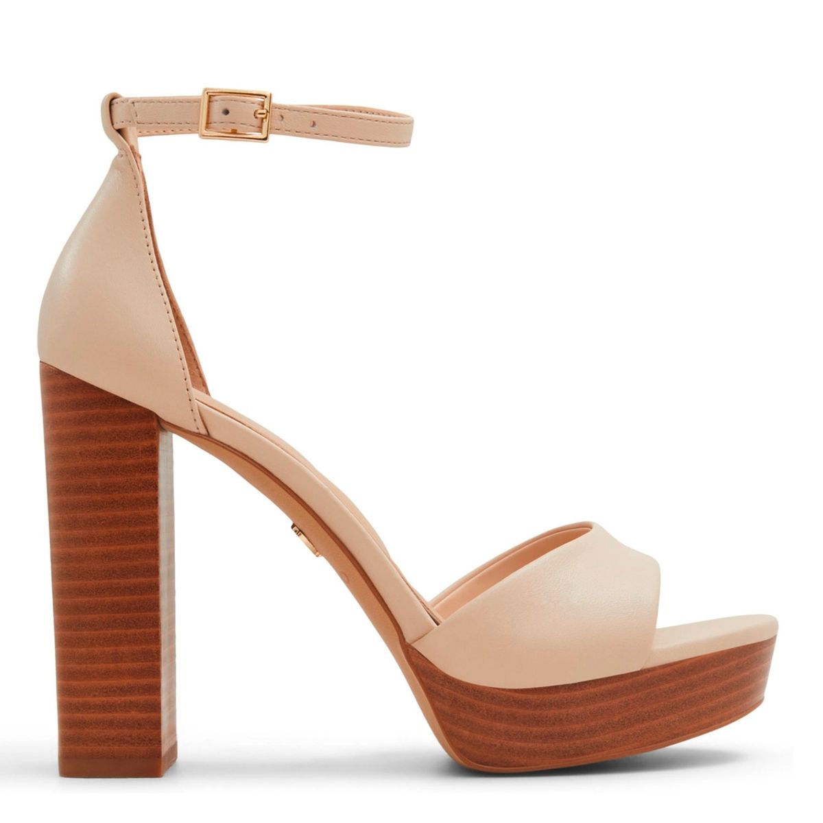 ALDO - Enaegyn Sandalia Mujer Cuero Beige Aldo