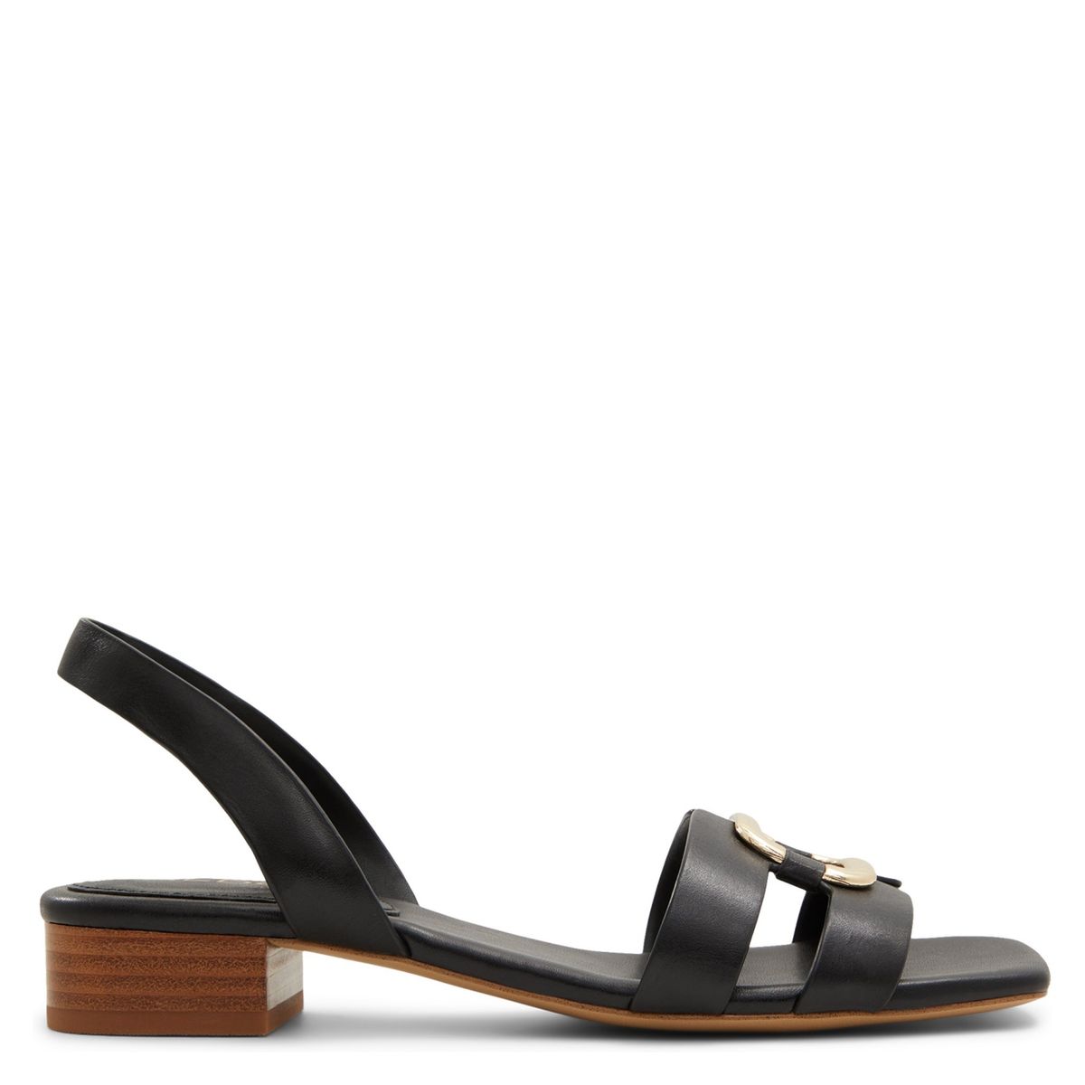 ALDO - Ebalaver Sandalia Mujer Cuero Negro Aldo