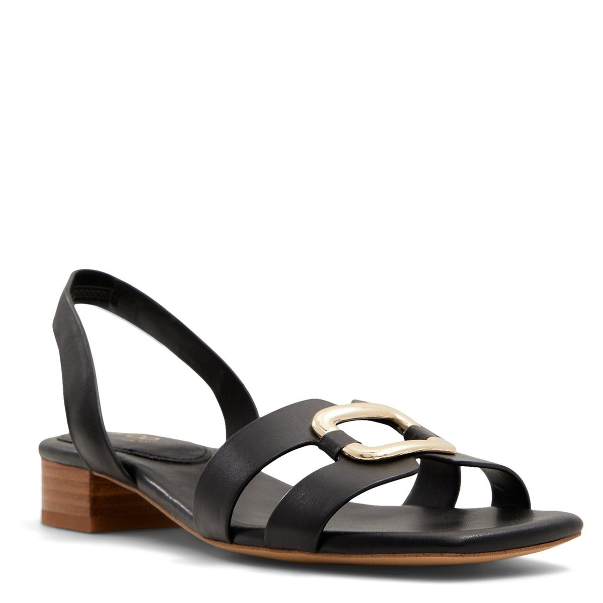 ALDO - Ebalaver Sandalia Mujer Cuero Negro Aldo