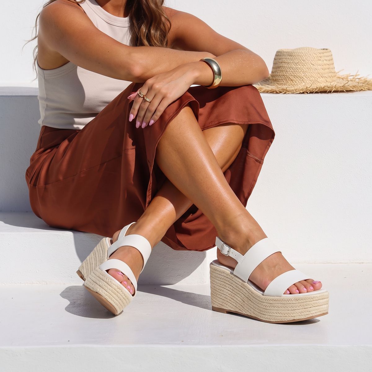 ALDO - Keoni Sandalia Mujer Blanco Aldo