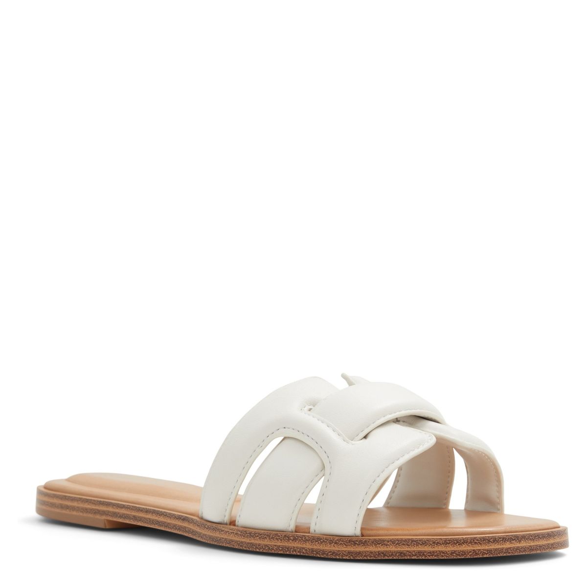 ALDO - Elenaa Sandalia Mujer Cuero Blanco Aldo