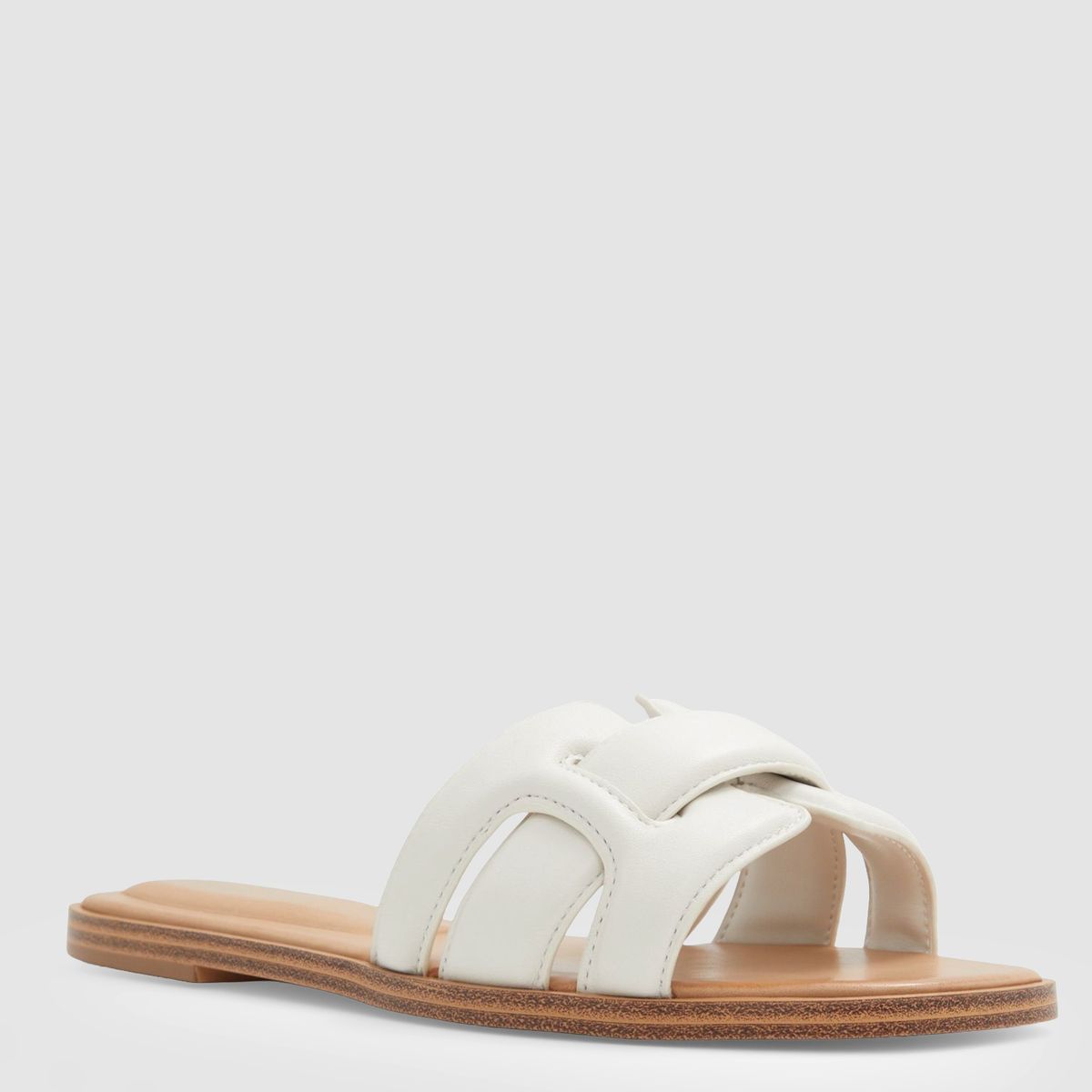 ALDO - Elenaa Sandalia Mujer Cuero Blanco Aldo