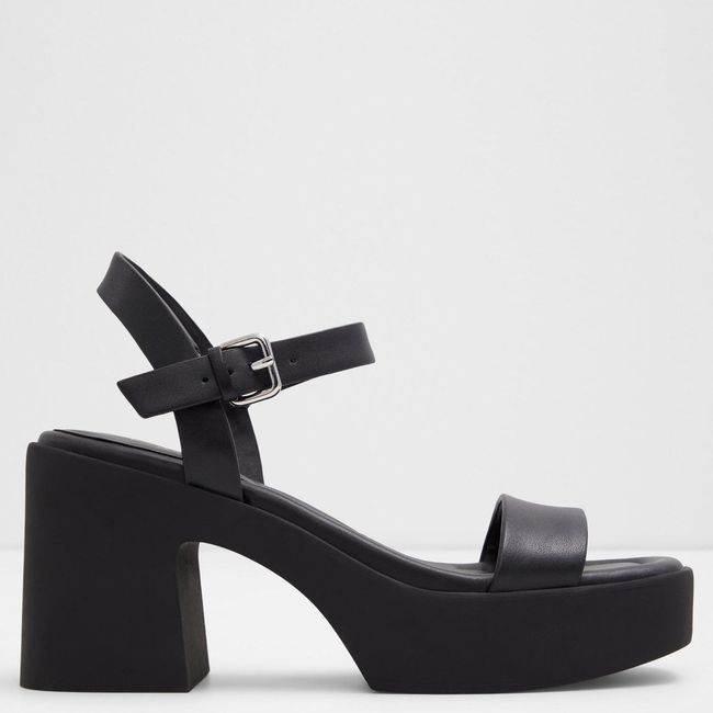 ALDO - Celie Sandalia Mujer Cuero Negro Aldo