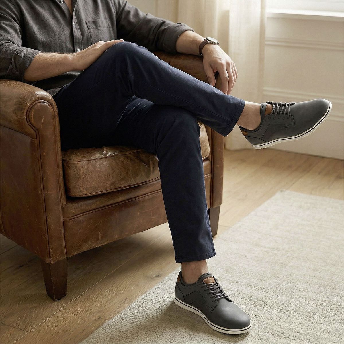 ALDO - Drymos Zapato Casual Hombre Gris Aldo