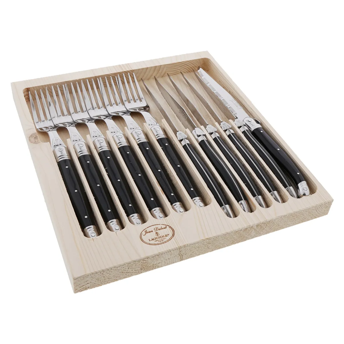 LAGUIOLE - Juego de Cubiertos 12 Piezas Laguiole