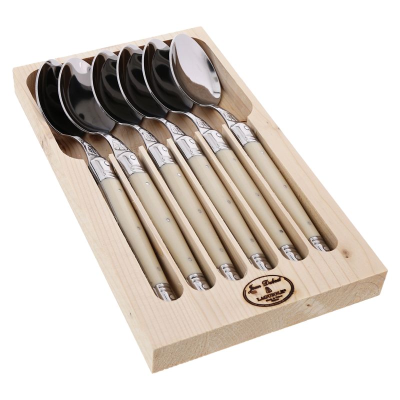 LAGUIOLE - Set 6 Cucharas Sopa Mesa 21 Cm Laguiole