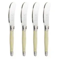 LAGUIOLE - Set 4 Cuchillos Mantequilla Mármol