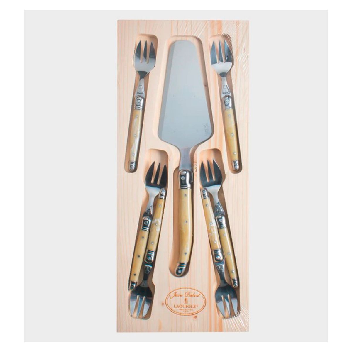 LAGUIOLE - Set 7 Piezas Torta Mármol Laguiole