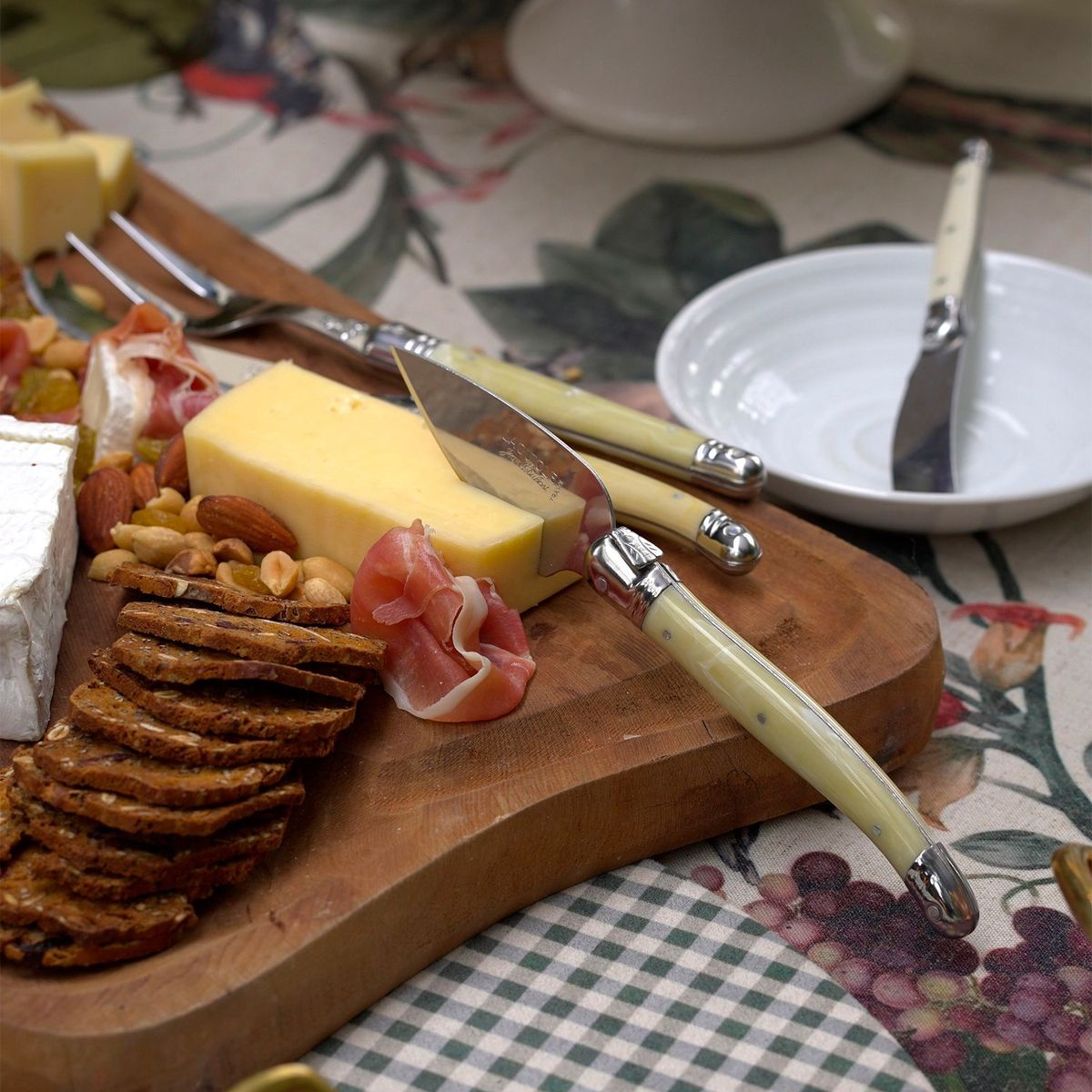LAGUIOLE - Set Aperitivo 2 Cuchillos Queso + Tenedor Laguiole