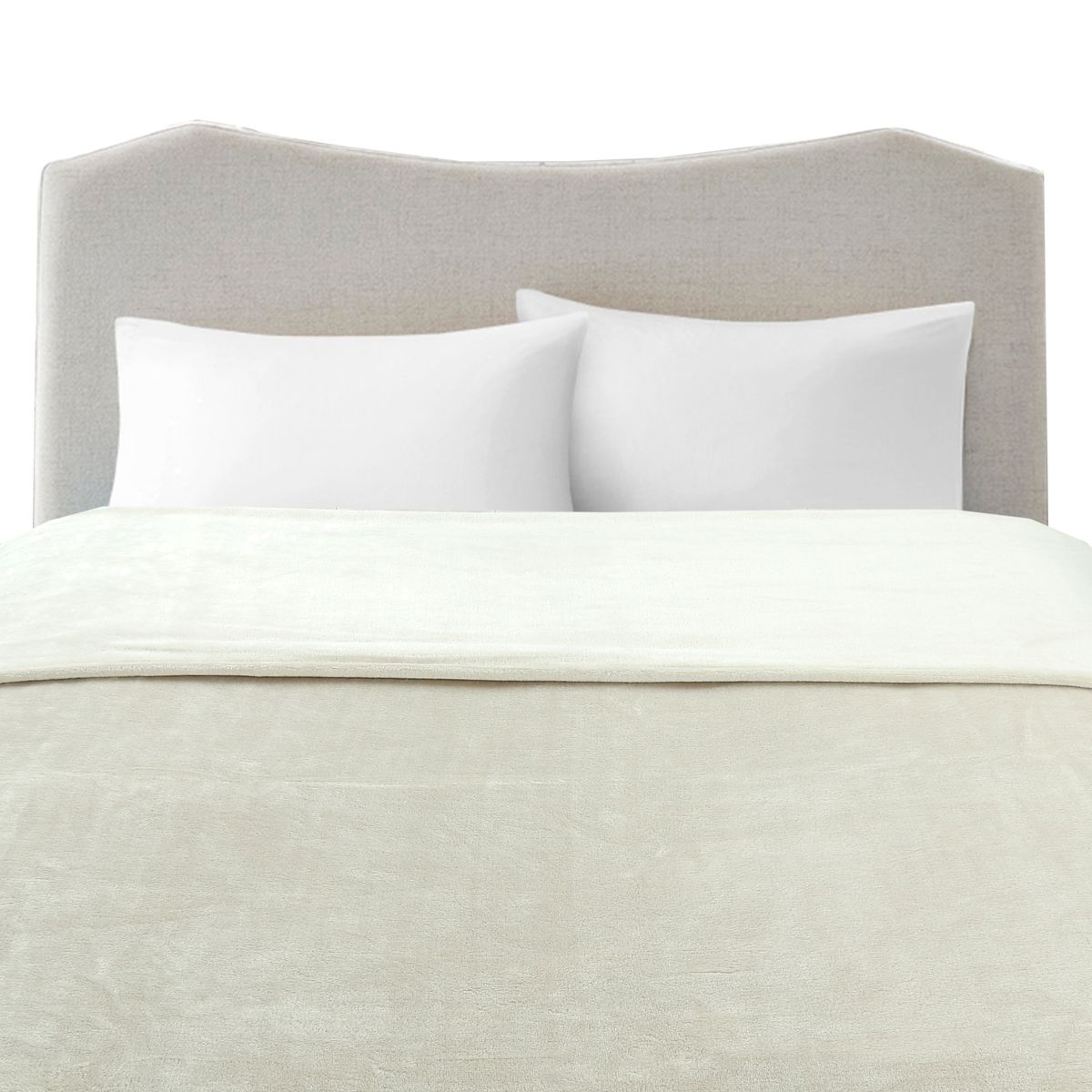 ILLUSIONS - Frazada Flannel Beige 1.5 Plazas Illusions