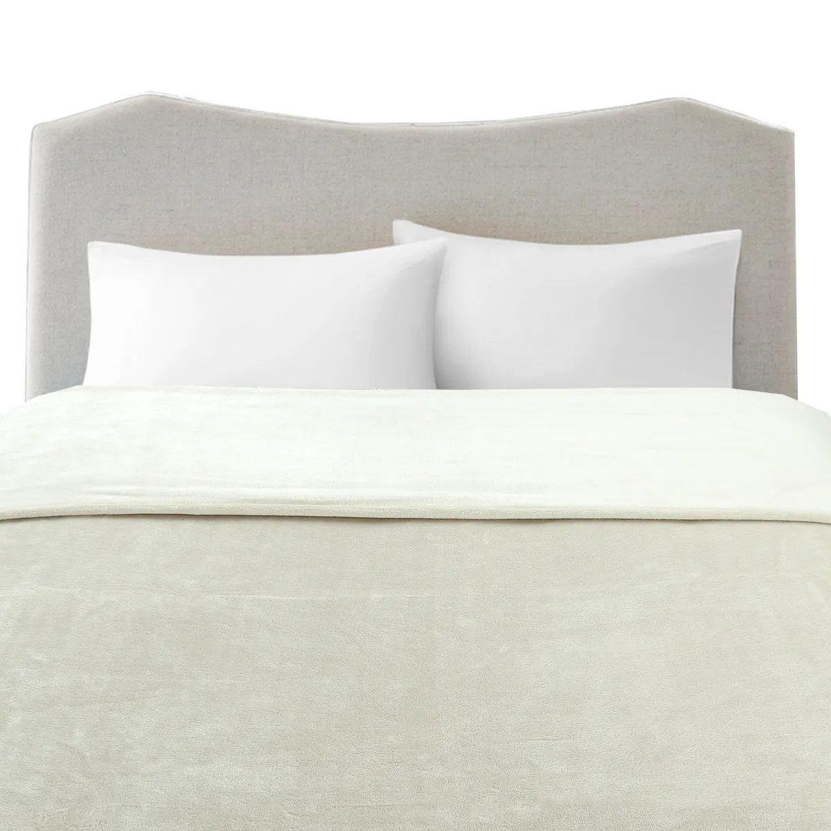 ILLUSIONS - Frazada Flannel Beige Illusions