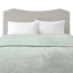 ILLUSIONS - Frazada Flannel Aqua 2 Plazas