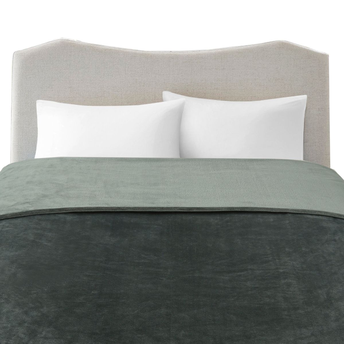 ILLUSIONS - Frazada Flannel Gris Illusions