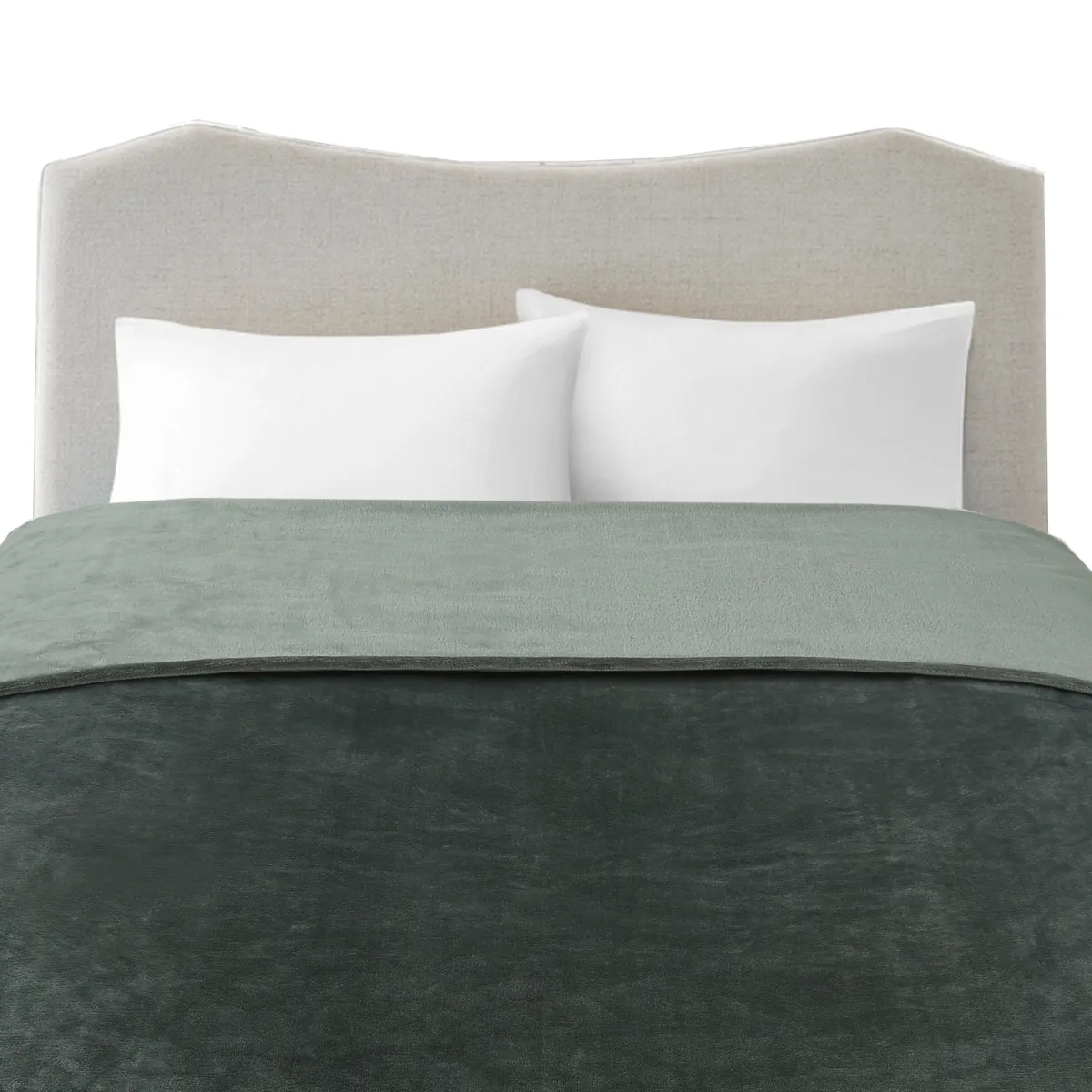 ILLUSIONS - Frazada Flannel Gris Illusions
