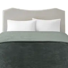 ILLUSIONS - Frazada Flannel Gris King