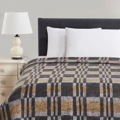 ILLUSIONS - Frazada Térmica Gris 1.5 Plazas