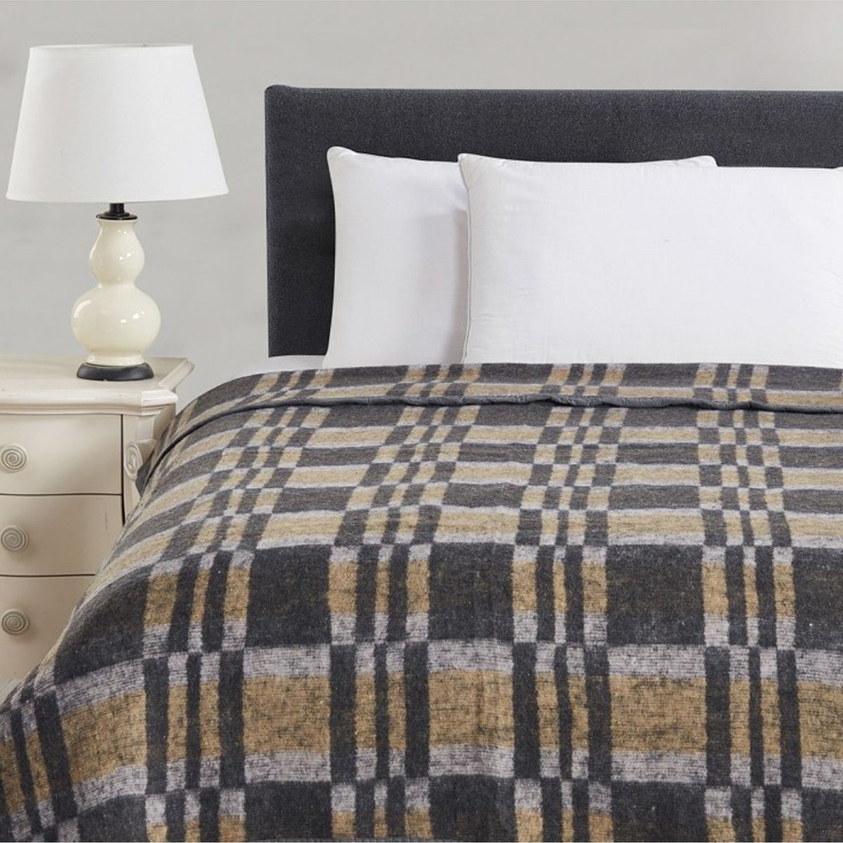 ILLUSIONS - Frazada Térmica Gris King Illusions