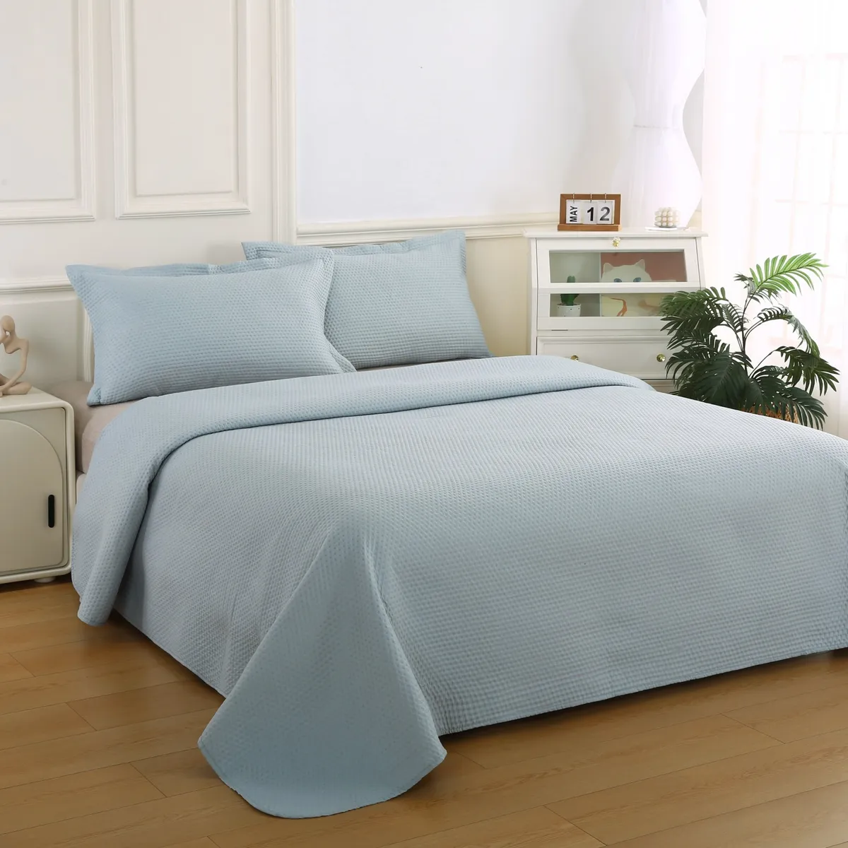 ILLUSIONS - Quilt Atenas 2 Plazas Gris Illusions