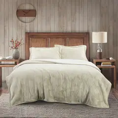 ILLUSIONS - Cobertor Embossed Tinsel 1.5 Plazas