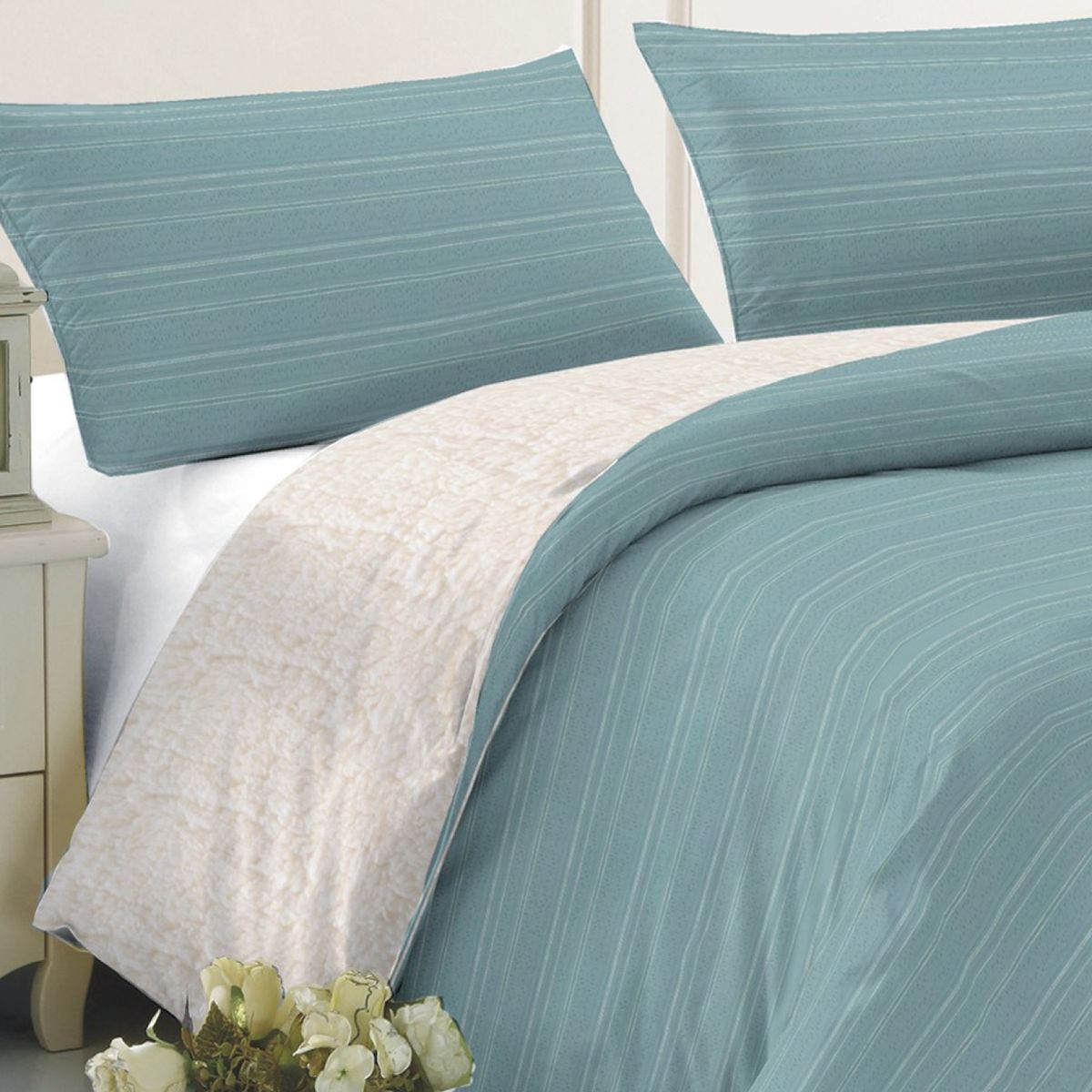 ILLUSIONS - Plumón Sherpa Estampado 1.5 Plazas Luc Illusions