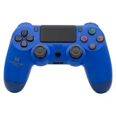 MONSTER GAMES - Control Joystick Ps4 Bluetooth Azul