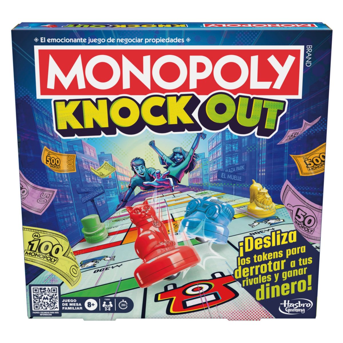 MONOPOLY - Juego de Mesa Monopoly Knockout